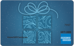 American Express® Blue Holiday Box Gift Card