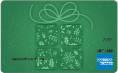 American Express® Green Holiday Box Gift Card