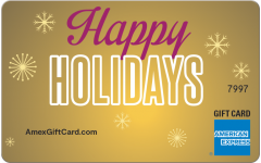 American Express® Holiday Gold Gift Card