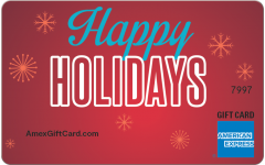 American Express® Holiday Red Gift Card