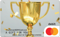 Mastercard® Gold Confetti Trophy Gift Card