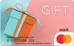 Mastercard® Colorblock Box Gift Card