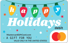 Mastercard® Blue Holiday Lights Gift Card