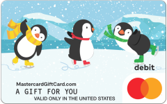Mastercard® Skating Penguin Group Gift Card