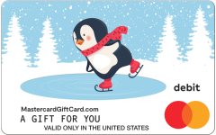 Mastercard® Skating Penguin Gift Card