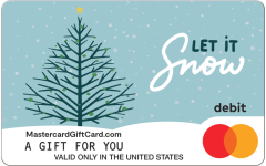Mastercard® Snowy Conifer Gift Card