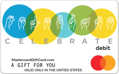 Mastercard® ASL Celebrate Analogous  Gift Card