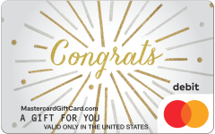 Mastercard® Congrats Burst Gift Card 