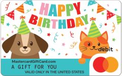 Mastercard® Pet Party Birthday Gift Card