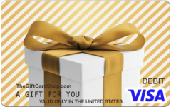 Visa Blonde Bow Gift Card