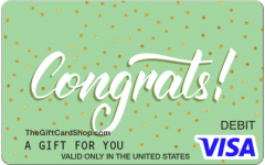 Visa® Congrats Green Gift Card