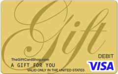 Visa® Gold Script Gift Card