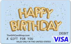 Visa Puffy Balloons Gift Card