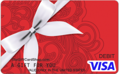 Visa® Red Swirls Gift Card