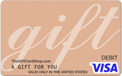 Visa® Rose Gold Script Gift Card