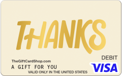 Visa® Gold Shimmer Thanks