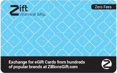Blue Leaves - Zift Gift Card