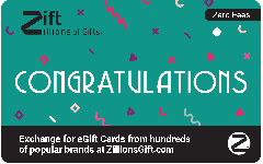 Congrats Confetti - Zift Gift Card