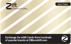 Gold Diagonal - Zift Gift Card
