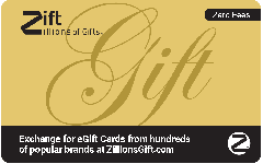 Gold Script - Zift Gift Card