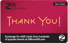 Red Diamonds  - Zift Gift Card