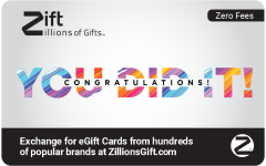 You Did It - Zift Gift Card