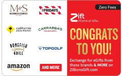 Congrats to You - Zift Gift Card