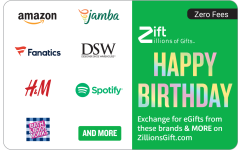 Happy Birthday - Zift Gift Card