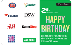 Happy Birthday - Zift Gift Card