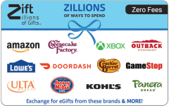 Zillions Gift Card