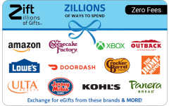 Zillions Gift Card