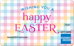 American Express® Gingham Easter Gift Card