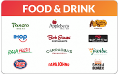 Food & Drink Gift Card  