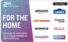 For The Home Gift Card - Zift 