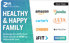 Happy Healthy Family - Zift Gift Card 