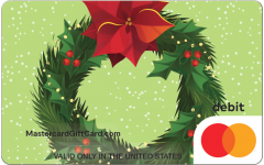 Mastercard® Festive Wreath Gift Card