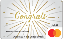 Mastercard® Congrats Burst Gift Card 