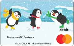 Mastercard® Skating Penguin Group Gift Card