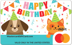Mastercard® Pet Party Birthday Gift Card