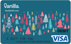 Vanilla Visa Abstract Winter Gift Card