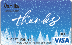 Vanilla Visa Snowy Thanks Gift Card