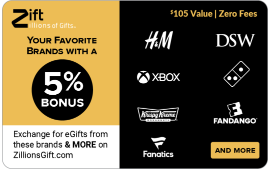 5% Bonus Gift Card | The Gift Card Shop