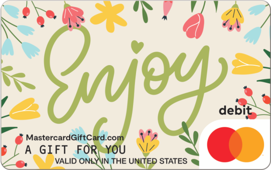 Featured Card 3 - Mastercard® Floral Enjoy Gift Card