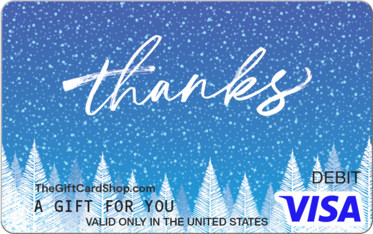Featured Card 3 - Visa® Snowy Thanks Gift Card