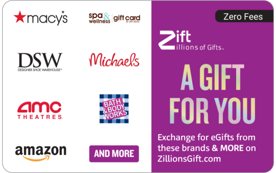 プレゼント╰(*´︶`*)╯♡Just for you A Gift For You Purple - Zift eGift Card | The Gift Card Shop