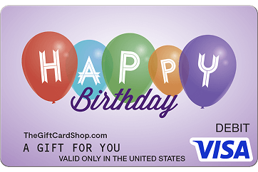 Hero 2 - Visa Birthday Balloons Gift Card