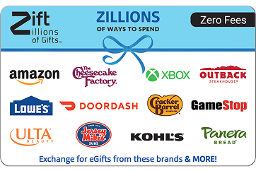 Hero 2 - Zillions - Zift Gift Card