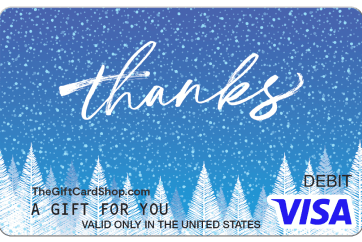 Hero 3 -Visa Snowy Thanks Gift Card