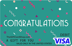 Visa Congrats Confetti Gift Card