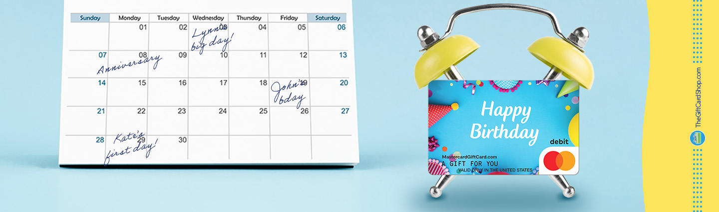 Gift Cards for Scheduled Delivery